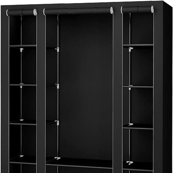 SONGMICS 59 Inch Portable Clothes Closet Wardrobe - Picture 8 of 14